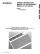 Danby Simplicity SAC5000EE Owner's Instructions Manual