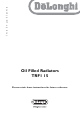 DeLonghi TRF1 15 Instructions Manual
