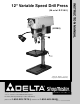 Delta ShopMaster DP350 Instruction Manual