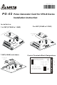Delta Electronics Pulse Generator Card PG-02 Installation Instruction
