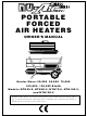 NU-TOOL Nu-Air NTH100-2 Owner's Manual