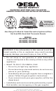 Desa VGL18NRA Owner's Operation And Installation Manual