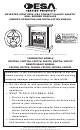 Desa CDCFPR Owner's Operation And Installation Manual