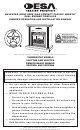 Desa VDCFRNA Owner's Operation And Installation Manual