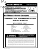 DeVilbiss Air Power Company MPG-1420-A Owner's Manual