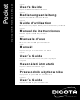 Dicota Optical USB Notebook Mouse User Manual