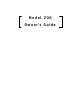 Directed Electronics 200 Owner's Manual