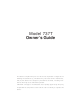 Directed Electronics 737T Owner's Manual