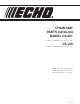 Echo CS-100 Parts Catalog