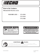 Echo CS-301 Instruction Manual