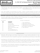 Edelbrock 17930 Installation Instructions