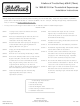 Edelbrock 3842 Installation Instructions
