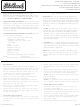 Edelbrock 6883 Instructions