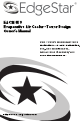 EdgeStar Evaporative Air Cooler - Tower Design EAC210TS Owner's Manual