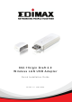 Edimax Wireless LAN USB Adapter Quick Installation Manual