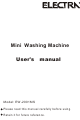 Electra EW-2001MS User Manual