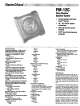 Electro-Voice FLOOR MONITOR SPEAKER SYSTEM FM-12C Service Data