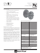 Electro-Voice Compact Full-Range Speaker EVID 4.2 Technical Specifications