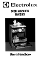 Electrolux BW295 User Handbook Manual