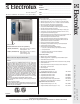 Electrolux Air-O-Chill 726948 Specification Sheet
