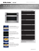 Electrolux E30MO75HSS Specification Sheet
