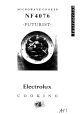 Electrolux NF4076 Futurist Instruction Manual