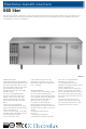 Electrolux Benefit Counters 726147 Specifications