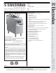 Electrolux 200400 Specification Sheet