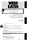 WEED EATER WT3100 INSTRUCTION MANUAL Pdf Download | ManualsLib
