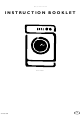 Electrolux EW 1209 I Instruction Booklet