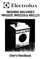 Electrolux WH1026 User Handbook Manual