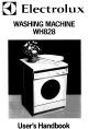 Electrolux WH828 User Handbook Manual