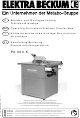 Elektra Beckum PK 300 K Operating Instructions Manual