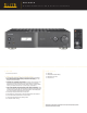 Pioneer Elite SX-A9-J Specification Sheet