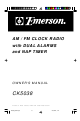 Emerson CK5038 Owner's Manual