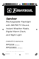 Emerson Survivor RP3228 Owner's Manual