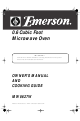 Emerson MW8627W Owner's Manual And Cooking Manual