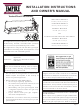 Empire Comfort Systems VFSR-16-3 Installation Instructions And Owner's Manual