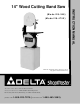 Delta SHOPMASTER 28-248 Instruction Manual