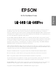 Epson 24-PIN DOT MATRIX PRINTER LQ-680 User Manual