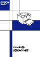 Epson EPL 5800 - B/W Laser Printer Reference Manual
