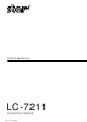 Star Micronics LC-7211 User Manual