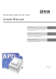 Epson Advanced Printer Driver Ver.4 Install Manual