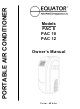 Equator PAC 10 Owner's Manual