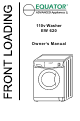 Equator EW 620 Owner's Manual