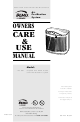 Essick FILTERWATCH 127-001 Use And Care Manual