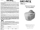 Euro-Pro KP170E Owner's Manual