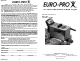 Euro-Pro 4 LITER ELECTRONIC DEEP FRYER F1068 Owner's Manual