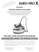 Euro-Pro EP8020 Use And Care Instruction Manual