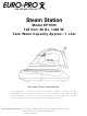 Euro-Pro STEAM STATION EP7005 Use And Care Instructions Manual